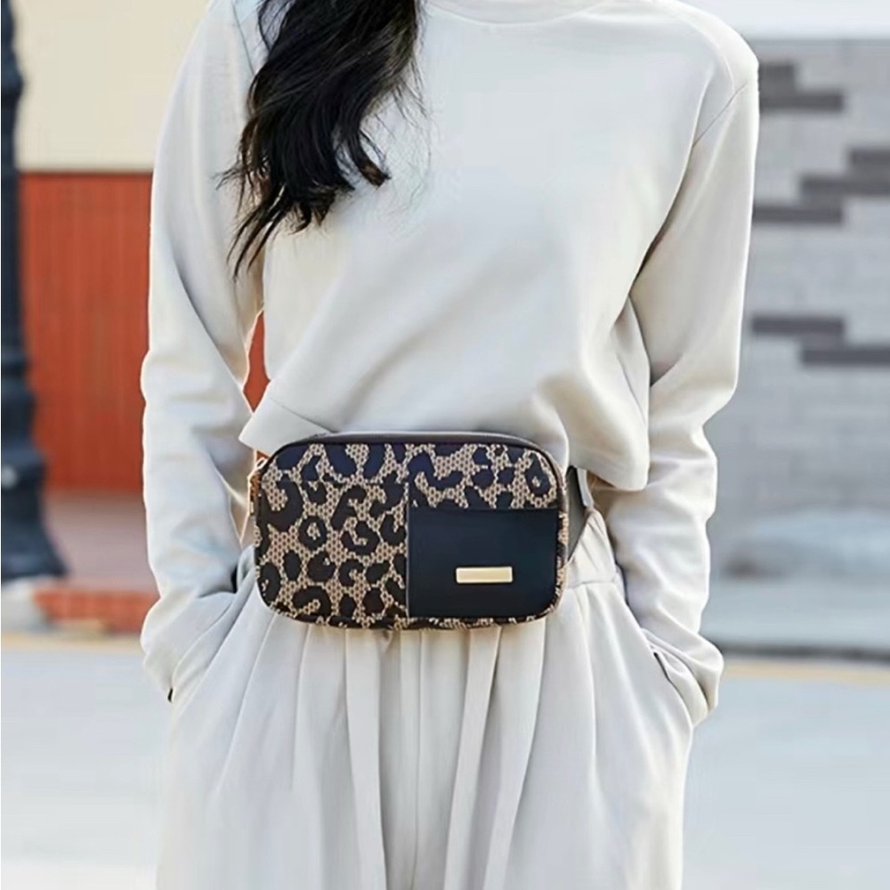 Leopard Print Sling bag, Waist Bag
